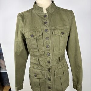 Veronica Beard Green Utility Jacket
